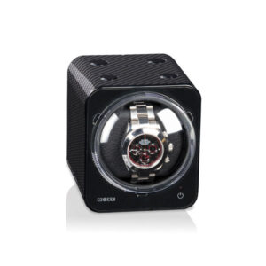 Watch Winder Boxy Fancy Brick - Carbon without Power Supply