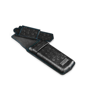 Watch Case Mondo Ostrich - Black